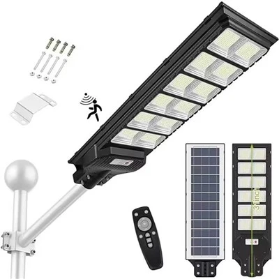 Wodoodporna słoneczna lampa uliczna o mocy 60 W IP65